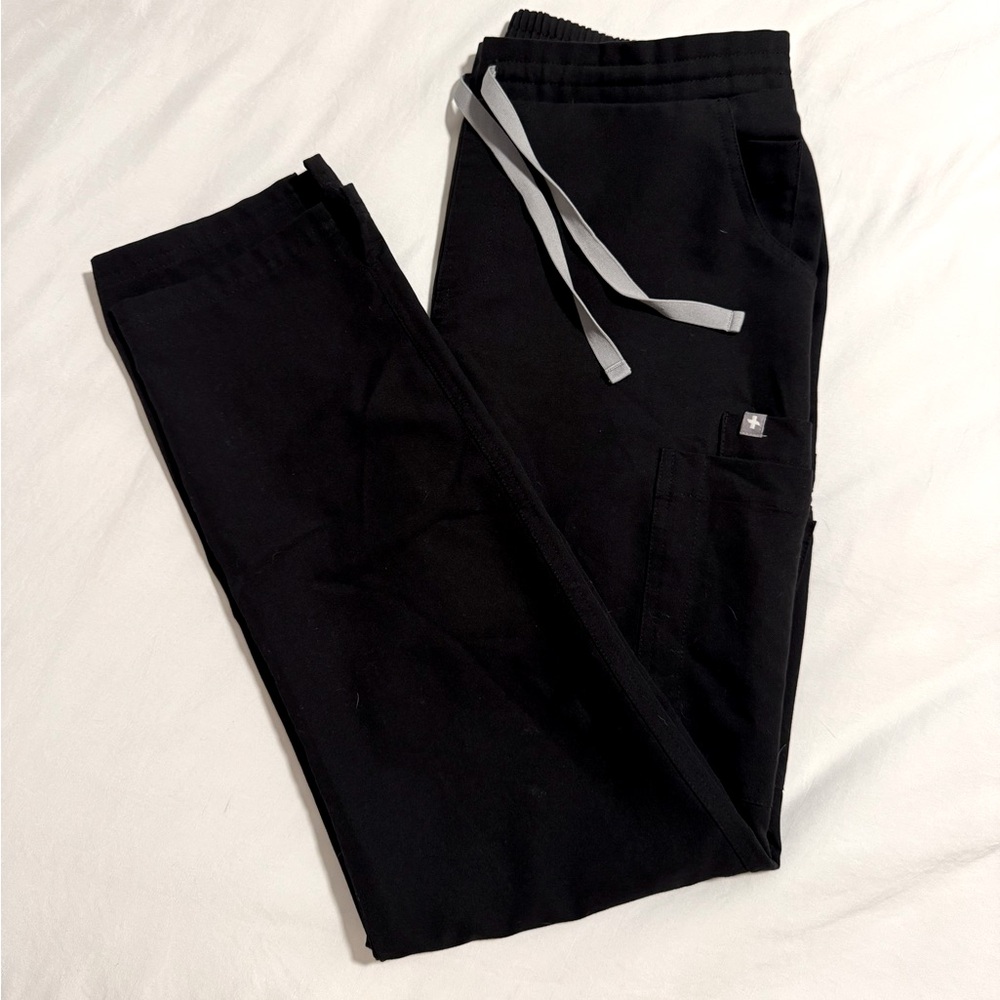Figs Black Yola Skinny Scrub Pants - S